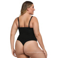 Custom Logo Black Spandex Bodysuit Flat Tummy Butt Lifter Shapewear